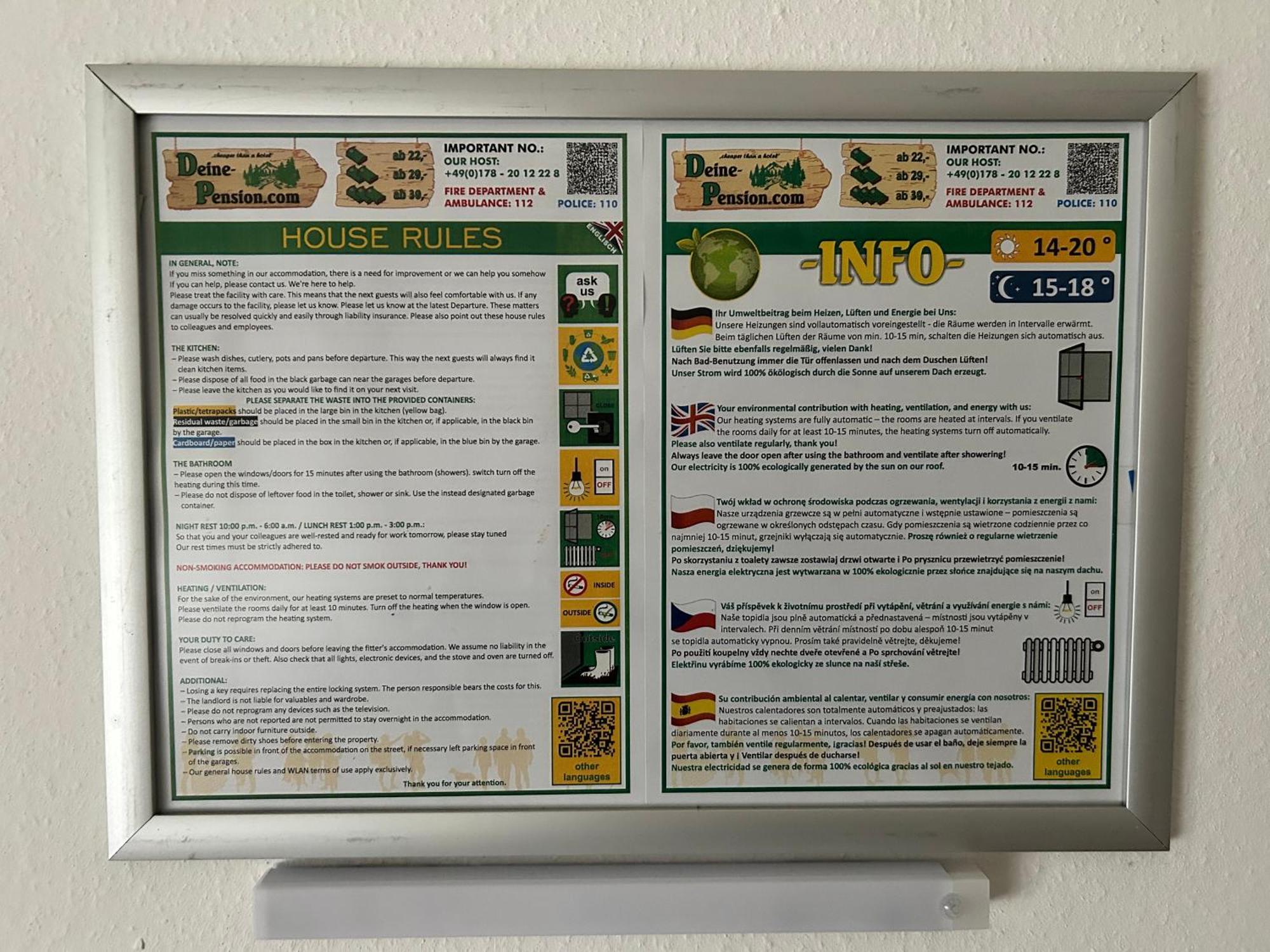 2-5 Bettzimmer Creglingen Esterno foto